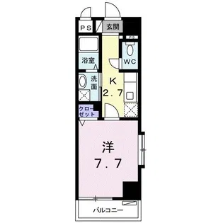シティーライフ・プラシード【5階】の間取り