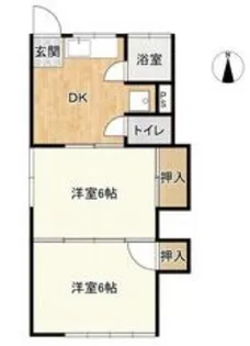 Bay Terrace【2階】の間取り