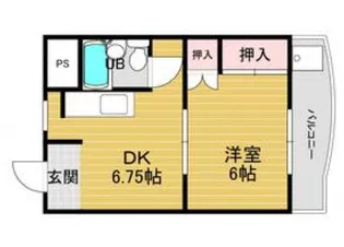 倉敷サンコーポ【2階】の間取り