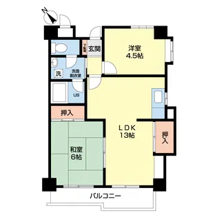 第2メイプルハイツ【3階】の間取り