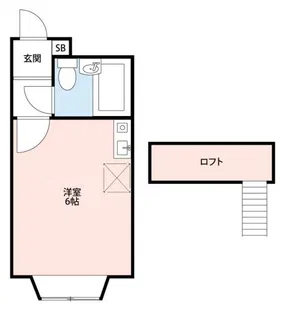 ベルピア京成大久保【1階】の間取り