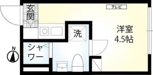 Mahalo Terrace清澄白河(マハロテラス清澄白河)【2階】の間取り