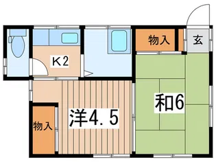 長谷川荘【2階】の間取り