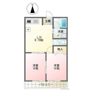 ベル東葛西【2階】の間取り