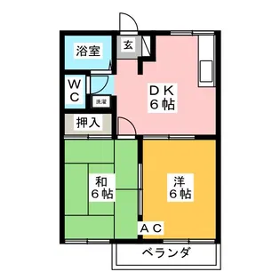 サウスパーク【2階】の間取り