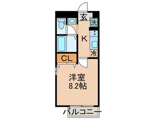グランモアI【2階】の間取り