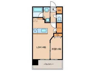 プレサンスロジェ薬院2丁目【3階】の間取り