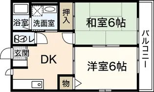 メゾン鈴が台【2階】の間取り