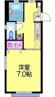 メゾンクレール【1階】の間取り