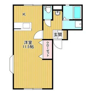 メイユール【2階】の間取り