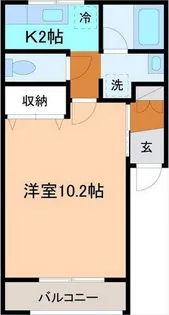 カサジェナ【1階】の間取り