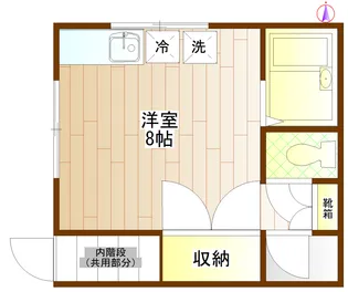 いずみコーポ【2階】の間取り