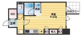 KDX堺筋本町レジデンス【8階】の間取り