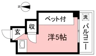 森荘【4階】の間取り