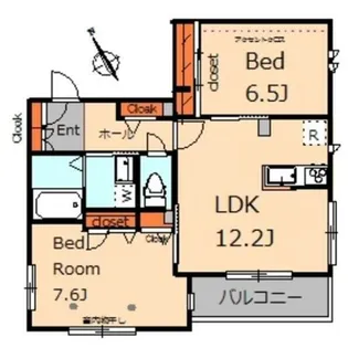 メゾン千華【3階】の間取り
