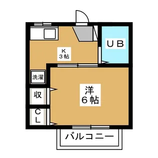 山辺ハイツ【2階】の間取り