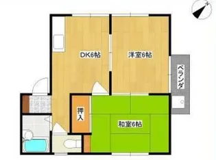 コーポ清和【2階】の間取り