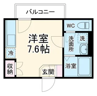 ヴィラシャルマン【2階】の間取り