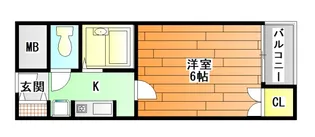 RX富田林【4階】の間取り