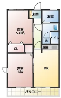 Palette#3【2階】の間取り
