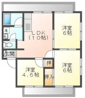 ミリアーナ川口【3階】の間取り