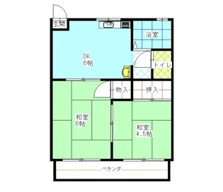 佐藤荘【2階】の間取り