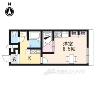 レオパレス唐崎ヶ丘【2階】の間取り