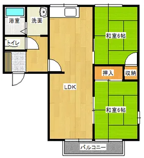 プレジオ篠原【1階】の間取り