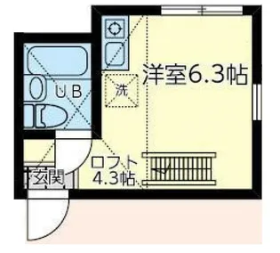 ユナイト六浦パトリスの杜【1階】の間取り