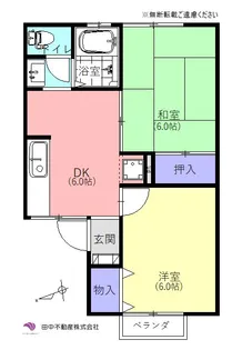 セジュールサウスヒルズ【2階】の間取り
