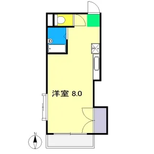 高野ハイツ【4階】の間取り