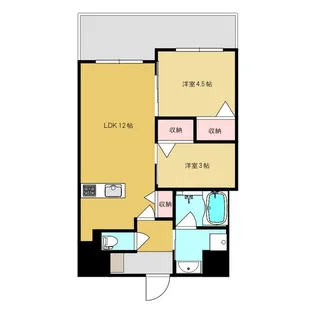 The Orchid Manor II【3階】の間取り