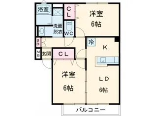 サンガーデンM’s【3階】の間取り