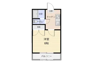 コーポアドバンスA棟【2階】の間取り