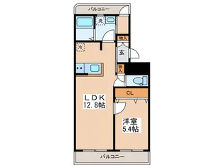 エミグランド【2階】の間取り