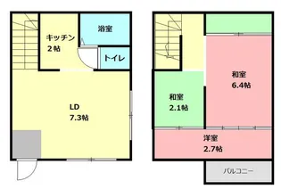 埼玉県新座市西堀2【一戸建】の間取り