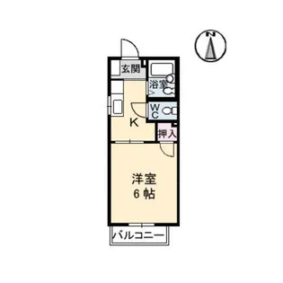 フレグランス住田【2階】の間取り
