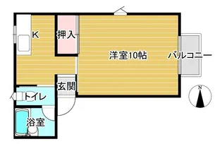 サニーガーデン【2階】の間取り