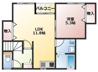 SORA【1階】の間取り