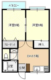ビバライフ梶返【2階】の間取り