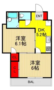 埼玉県戸田市喜沢1【マンション】の間取り