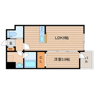 プレシャス二日町【5階】の間取り
