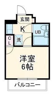 キャピタル壱番館【2階】の間取り