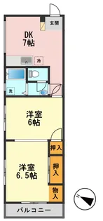 東京都江戸川区南小岩8【マンション】の間取り