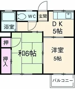 ジュピター【2階】の間取り