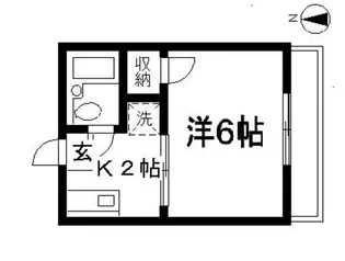 シティハイム・SHIMA【2階】の間取り