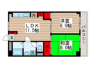 I・N西葛西【2階】の間取り