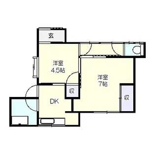 神奈川県横須賀市田浦町4【一戸建】の間取り