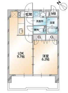 ライフステーション柚須【2階】の間取り