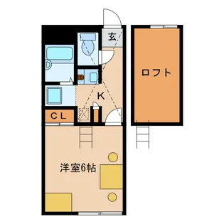 パレット☆さんじの【1階】の間取り